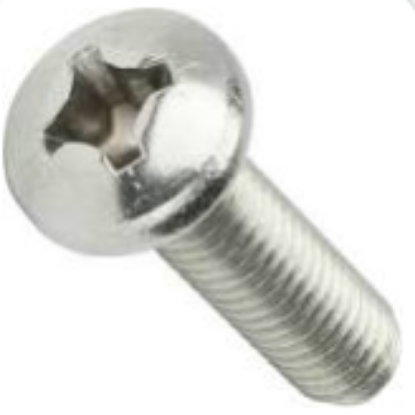 5 x 1-1/2 Wood screw with round head, steel zinc plated Williams  #4205-01016-24