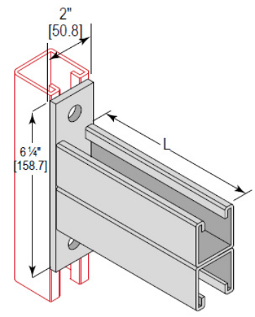 Picture for category 1 5 / 8" Channel 2 Hole