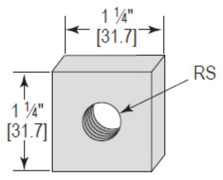 Picture for category Concrete Insert Nut