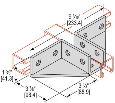 Picture for category Corner Connector 10 Hole Opposed