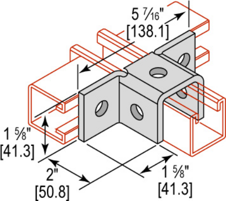 Picture for category Corner Connector 5 Hole Opposed