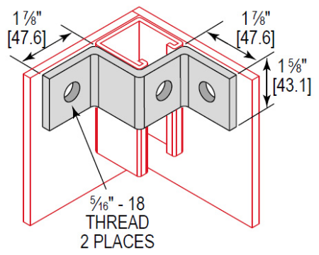 Picture for category Z Fitting Corner Brace