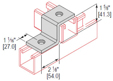 Picture for category Z Fitting Cross 2 Hole